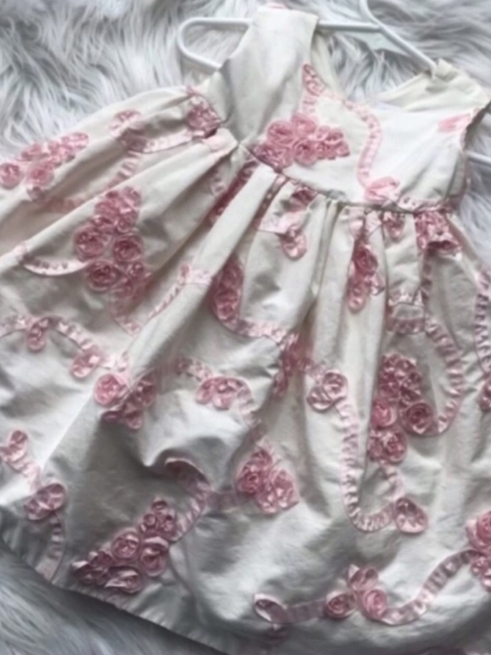 POLLY FLINDERS Silk Floral Dress